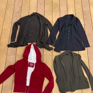 Lot of ladies outerwear tops